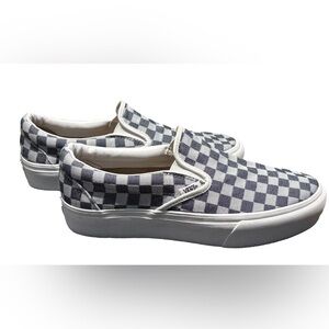 Vans Classic Slip-On UltraCush Checkerboard Shoes (Men's 8/Women's 9.5)